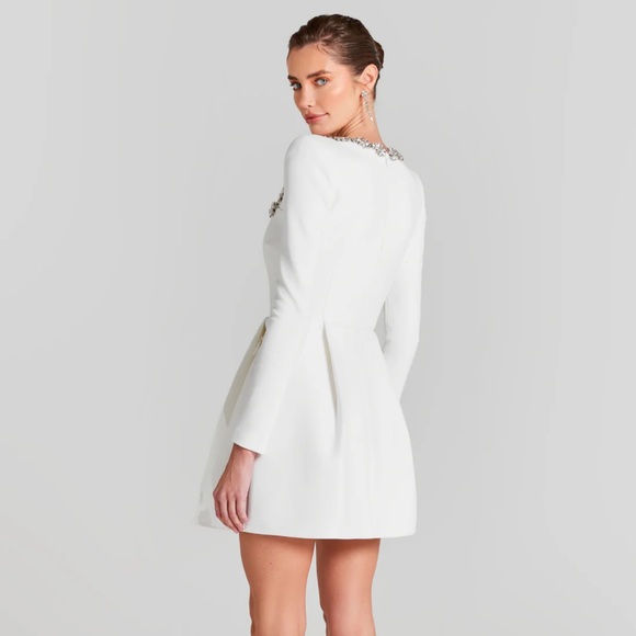 Nadine Merabi Kimberly White Dress - Picture 4 of 9